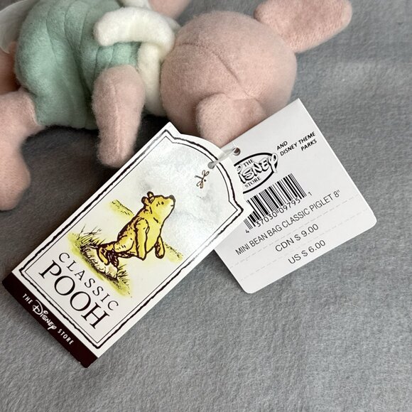 Classic Winnie The Pooh Collection Piglet Eeyore Tigger Disney Store Stuffed Toy - Picture 5 of 16